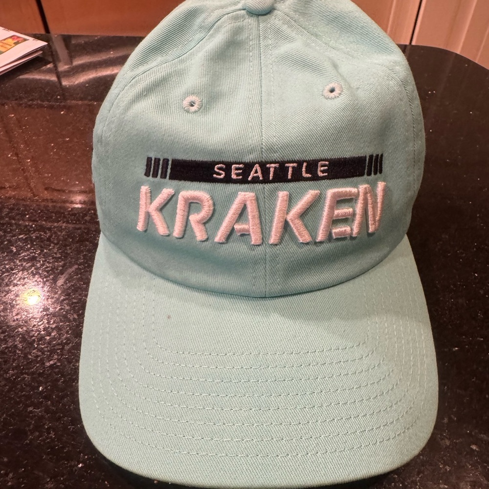 Men's Fanatics Light Blue Seattle Kraken Authentic Pro Rink Adjustable Hat